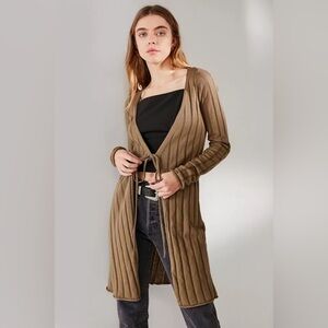 UO Flynn Away Tie Cardigan